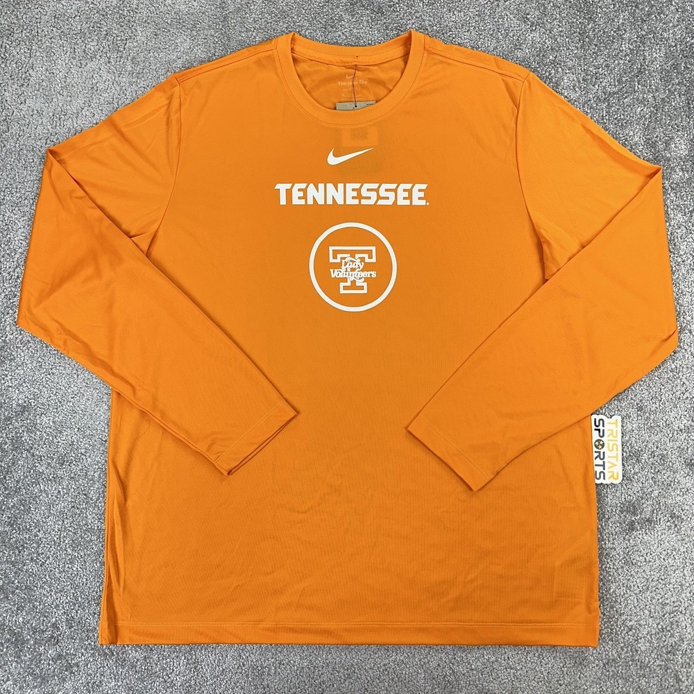 Tennessee Lady Volunteers Shirt Mens XL Orange Nike Dri Fit PE Team Issue Vols